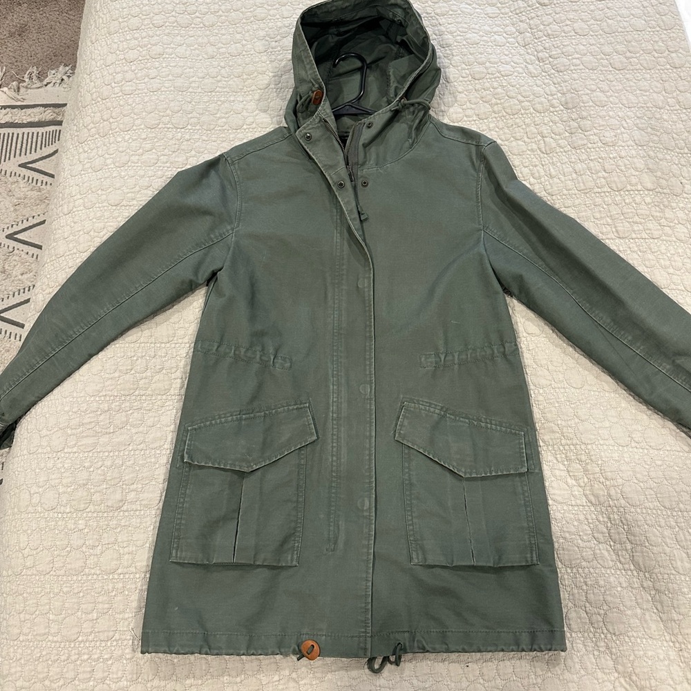 Abercrombie and Fitch Women's Green utility Jacket
